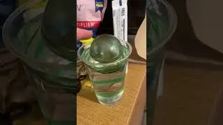 How Does a Japanese Glass Fishing Float Look while Floating?