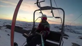 Midnattssol i Riksgr&auml;nsen - Nattskid&aring;kning