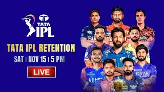 🔴 Live: IPL Retention 2026 Live | CSK, RCB, MI, KKR, SRH, PBKS, LSG, GT, RR & DC | IPL Retentions