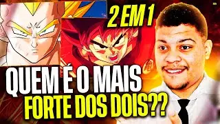 2 EM 1 TAUZ - Rap do Goku & Rap do Vegeta (Dragon Ball Z) | RapTributo 01 & 02 [REACT]