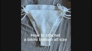 How to crochet a Bikini Bottom | Easy DIY Tutorial