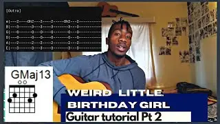 Happyness - Weird Little Birthday Girl lead guitar tutorial