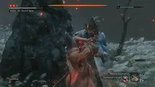Sekiro (3 times in a row) Sword Saint no damage/perfect deflects only (9 atk power)