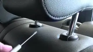 Removing Rear Headrest (Center) Volkswagen (VW) Passat 2012-2015