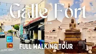 Galle Fort Walking Tour 🇱🇰 | Streets, History & Cricket Stadium View | L K