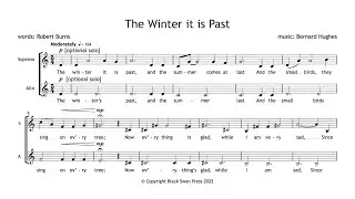 Bernard Hughes - The Winter it is Past (score follow)