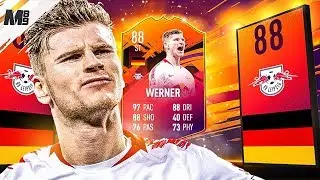FIFA 19 HEADLINERS WERNER REVIEW | 88 HEADLINERS WERNER PLAYER REVIEW | FIFA 19 ULTIMATE TEAM