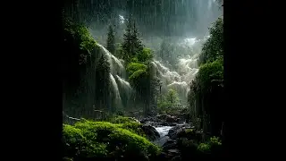 ASMR Fantasy Forest rain shower