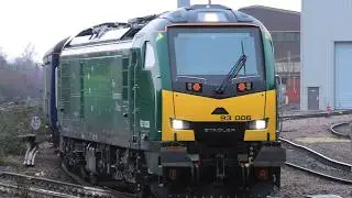 ROG Class 93 Locomotives - 93006 & 93008 Drags Ex TFW Class 175s - 175110 + 175004 Pass Leicester