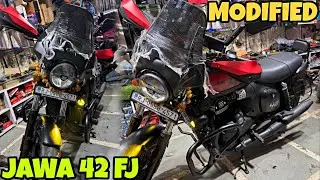 Rajasthan se laaye JAWA 42 FJ Loaded Modified karwane | Hand Guard | Visor | Fog Light |