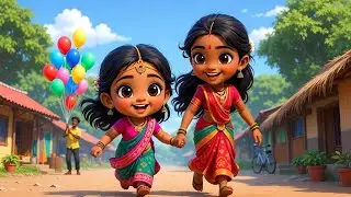 பலூன் வேண்டும் வாங்கி தாங்க! Kids Tamil songs enjoying version 2026