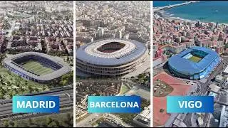 ALL STADIUMS UNDER CONSTRUCTION in SPAIN 2025