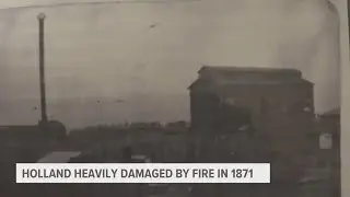 Holland heavily damaged by fire in 1871