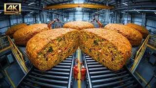 Inside a Modern Vegan Meat Factory: From Plant Proteins to Burger Patties (Full Production)