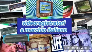 📼🇮🇹 Vcr a marchio italiano: EUROPHON, UltraVOX, Dumont, Imperial, GGE, PHILCO,Radiomarelli, Fenner, 