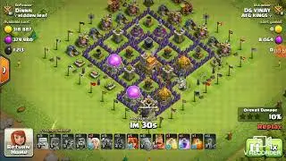 TH8 Attack strategy without cc troops best strategy 3 star ⭐⭐⭐ Attack