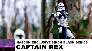 Hascon exclusive 6inch black series Captain Rex Review
