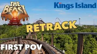 Kings Island The Beast RETRACK First POV - Front Row 2022