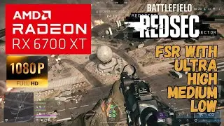 Battlefield REDSEC - AMD 6700 XT  All Settings Tested - 1080p #battlefieldredsec #6700xt #benchmark