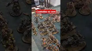 custodes vs black legion 2k battle report #warhammer40k #40k #battlereports  #custodes #blacklegion
