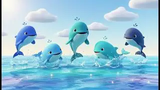 Five Little Sea Otters Paddle Paddle Paddle | Fun Ocean Animal Song & Counting Rhyme