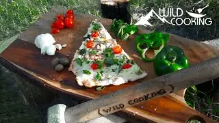 Wild Giant Pizza : Bake  Big Margherita Pizza In The Heart Of Wild