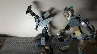 custom lego figures Predator vs. Alien #alienvspredator #stopmotion #lego
