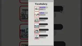 Learn Turkish Vocabulary - Rooms of the House