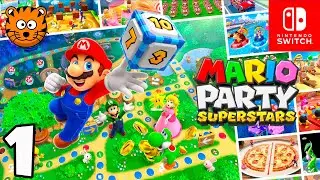 MARIO PARTY SUPERSTARS en Français - Jeux Vidéo de Dessin Animé de Super Mario Bros Nintendo Switch