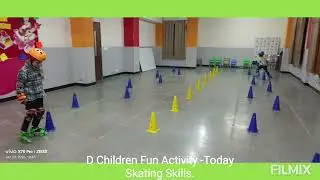 D Children Fun Activity -Today Skating Skills:- YouTube channel like and subscribe:- 7973270149,