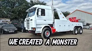 WE ATTEMT TO RESCUE A ABANDONED CLASSIC SCANIA 143 V8 RECOVERY TRUCK !