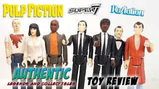 Pulp Fiction Super7 Funko ReAction action figures Toy Review