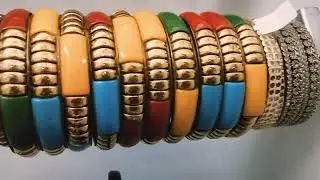 #coveringbangles #bridaljewellery #broasskadai #brassmuticolourbangles