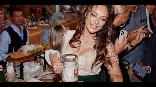 Wiesn Aufregung Beim Oktoberfest Anstich Lilly Becker wird von Gerichtsvollzieher abgefangen
