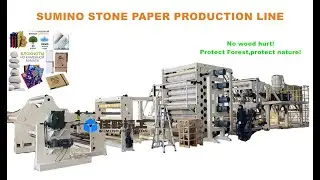 Sumino Machinery stone paper production line manufacturer Stone paper making machine