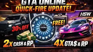 GTA Online Weekly Update (Quick-Fire) | Bonuses, Free Stuff & HSW 4&times;