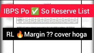 IBPS Po 🔥 So Reserve List me kitna marks cover hoga 🤔 #reservelist #ibpsporesult 