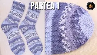 Cum tricotam doua sosete odata pe andrele circulare   Partea 1 Varf sosete