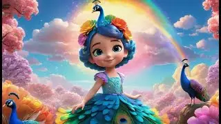 Feathery Peacocks Go Strut Strut Strut | Fun Nursery Rhyme | Kids Songs | Baby Music