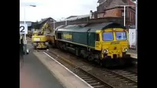 Earlestown Station, Newton le Willows 16.6.2013 - track maintenance & engineering works