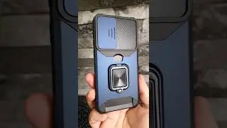 Samsung Galaxy A36 Armor Case 🔵 Blue &ndash; Kickstand, Card Slot & Camera Cover!