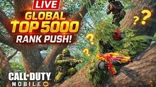 ROAD TO GLOBAL TOP 5000 🏆 | Day 5 COD Mobile LIVE 🔴 | CODM