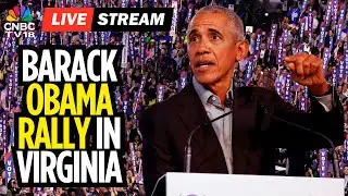 Barack Obama LIVE: Former US President Rallies For Spanberger | Virginia Polls | Spanberger | N18G