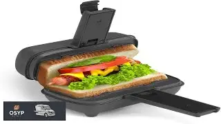 Mini Sandwich Maker with Removable Plates: Portable Grilled Cheese Maker Electric Breakfast