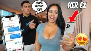 TEXTING MY GIRLFRIEND AS IF I'M HER EX!! *LOYALTY TEST*