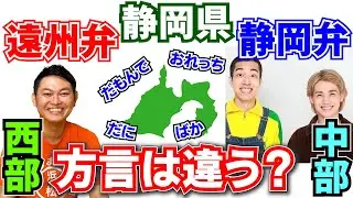 【遠州弁？静岡弁？】静岡県【西部】と【中部】方言はどう違う？～中部出身のコンビと遠州弁で電話して検証!!～【静岡県浜松市】