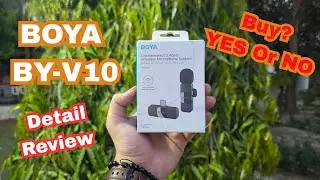 Boya BY-V10 Wireless Microphone Full Review
