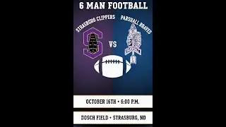 2nd half - Parshall Braves vs Strasburg Clippers