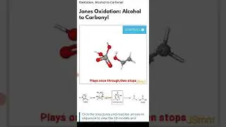 #shorts #Jones Oxidation || Alcohol to carbonyl  || Alcohol to aldehyde or ketone reaction