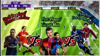 Difference between a Goal poacher, poacher & Target man ( Adv striker, fox in the box, target man )?